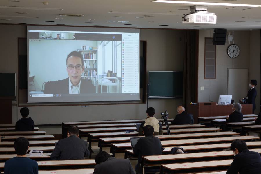 水口賢司教授のご講演 水口賢司教授のご講演